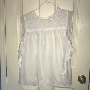 Crown & Ivy White blouse
